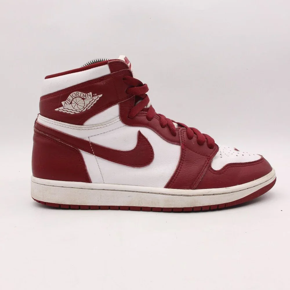 Nike Air Jordan 1 Retro OG High Men's 9.5 Artisanal Team Red Sneakers DZ5485-160